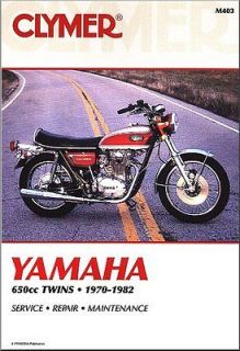 1970 1982 Yamaha XS1 XS TX 650 XS650 Twin CLYMER MANUAL