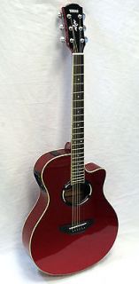 Yamaha APX500II Thinline Acoustic Electric Guitar in Red Metallic