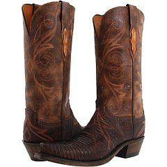 Womens Lucchese 1883 Cowboy Boots N4078.S54 Redwood Lizard