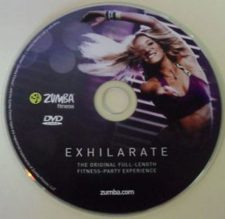 ZUMBA FITNESS WORKOUT DVD~ EXHILARATE~Ind​ividual DVD~~~Dance