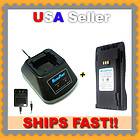 Radio Battery and Charger for NNTN4496 MOTOROLA CP150 CP200 PR400 