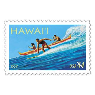 Hawaii Statehood Full Sheet of 20 x 44 cent u.s. postage stamps New