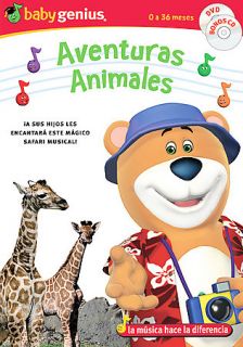 Baby Genius   Animal Adventures DVD, 2006, 2 Disc Set, Spanish Version 