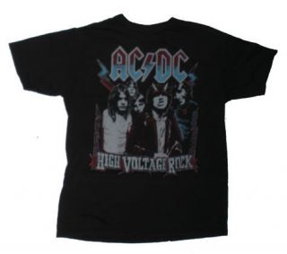 New Authentic Junk Food Mens AC/DC High Voltage Rock T Shirt