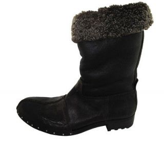 Area Forte Shearling Line Leather Boot
