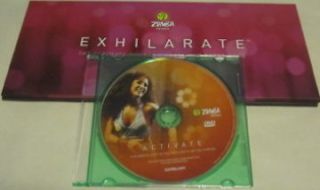 ZUMBA EXHILARATE  ACTIVATE DVD BODY SHAPING SYSYEM DVD LOSE WEIGHT 
