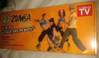 Zumba Fitness Party Essentials Workout Kit 4 DVD Plus 2 Toning Sticks 