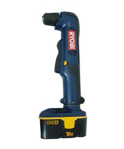 Ryobi P240 18V NiCd 3 8 Cordless Right Angle Drill