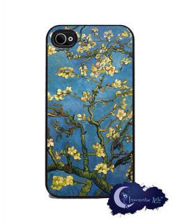 Almond Branches by Van Gogh   Art iPhone 4 and 4s Silicone Rubber 