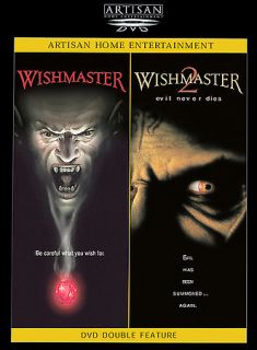 Wishmaster/Wishmaster 2 (DVD, 2001, 2 Disc Set, Sensormatic Security 