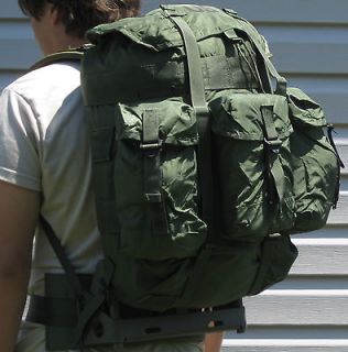 US Military Medium ALICE Field Pack Backpack complete w/ frame straps 