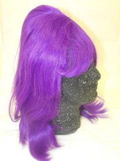 Alicia Costume Wigs Dark Purple Bouffant Beehive Wig Clown Aninie