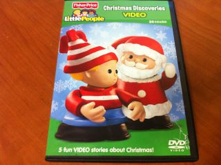 Fisher Price Little People Christmas Discoveries Video DVD Used