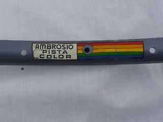 NOS Ambrosio Pista Color rim 36 hole 1960s blue SINGLE