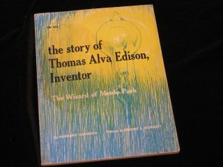 The Story of Thomas Alva Edison, Inventor by M.Davidson