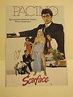 Al Pacino signed Scarface full size movie poster autographed BEST  