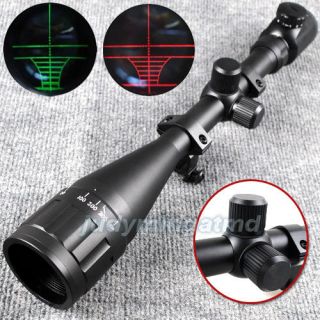   aoe zoom R&G illuminated optical sniper airsoft hunting rifle scope