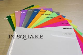   A4 Printable Colour Self Adhesive Sticker Paper Sheet Address Label UK