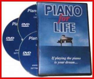 NEW~PIANO FOR LIFE 3 DVD MARK ALMOND PIANO INSTRUCTION