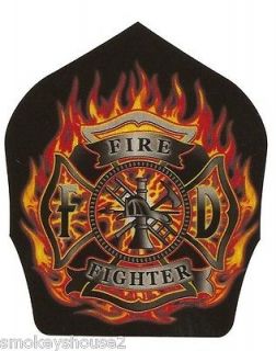 FIREFIGHTER FLAMES HELMET SHIELD 3M GRAPHIC REFLECTIVE DECAL STICKER