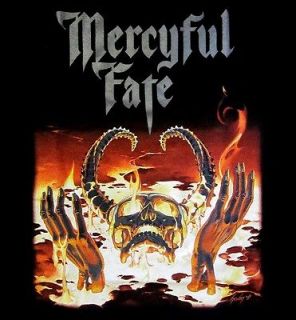MERCYFUL FATE 9 cd cvr / NINE Offcial SHIRT LRG New king diamond