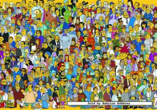NEW EDUCA jigsaw puzzle 1000 pcs The Simpsons   Springfield 12472