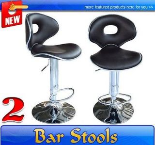Newly listed Set of 2 Bar Stools Pub Home Adjustment Swivel Barstool 