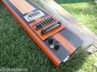   Wood Custom Crafted Lap Steel Guitar 24 Scale w/Lrg Pole Hum on Split