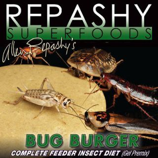 16oz Repashy Bug Burger Complete Feeder Insect Diet Cricket Roach Gel 