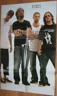 SYSTEM OF A DOWN Serj Tankian GIANT 8 PAGE POSTER Scooter Ward COLD Nu 