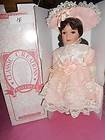 16 PORCELAIN BISQUE DOLL CLASSIC CREATIONS PALE PINK VICTORIAN DRESS 