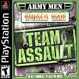 Army Men World War Team Assault Sony PlayStation 1, 2002