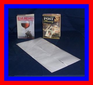 11 x 24 Brodart Fold on ARCHIVAL Book Jacket Covers    Super Clear 