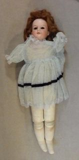 17 Armand Marseille 370 5/0 AM DEP Antique German Bisque Doll Kid 