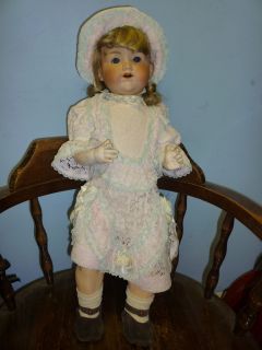 Large 24Inch Armand Marseille Antique Bisque Head Doll Marked 990