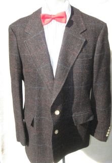 43R Tweed Suit Jacket Evan Picone Eleventh Doctor Who Matt Smith Mens 