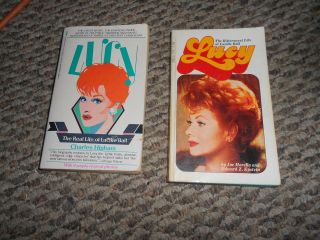 Lot of 2 Lucy Lucille Ball Biographies Joe Morella Charles Higham