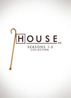 House Seasons 1   5 Collection (DVD, 2009, 26 Disc Set)