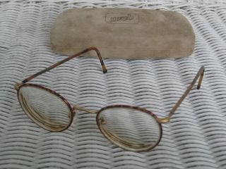 Giorgio Armani EyeGlasses Tortoise Optical Panto 1980s Vintage 138 721 