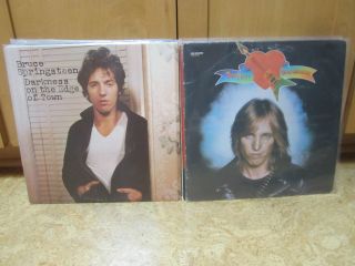 LP Lot Bruce Springsteen Darkness On The Edge Of Town & Tom Petty 
