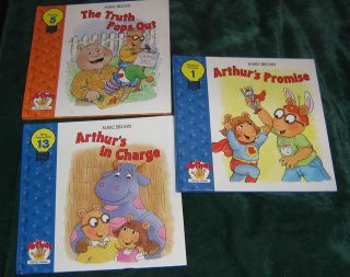 ARTHUR BOOKS   SET OF 3   MARC BROWN   PBS KIDS SHOW   HARDCOVERS