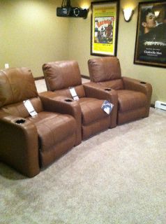Berkline Leather Movie Home Theater Seats Recliners