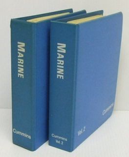 CUMMINS MARINE SALES HANDBOOK 1+2 V 504, VT 555, 903,855,1150,1​710 
