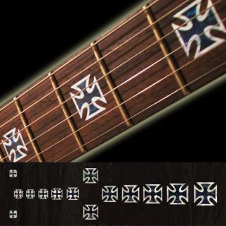 Iron Cross (BP) Fret Markers Inlay Sticker Decal Guitar