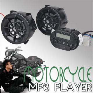 Motorcycle Audio System MP3 Stereo Speaker USB/FM/SD/Anti​ theft 