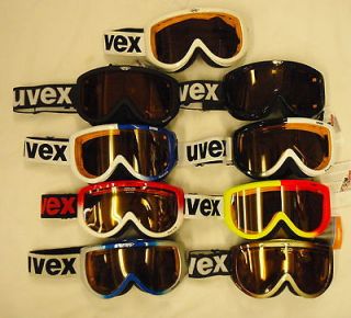 NEW UVEX RACER SKI SNOWBOARD RACING GOGGLES 9 COLORS RETAIL $89.99