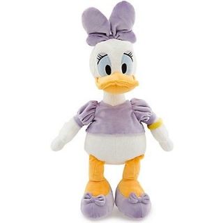 DISNEY STORE DAISY DUCK LARGE PLUSH TOY 19 H SUPER SOFT AND CUDDLY