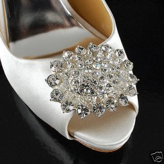 NIB Badgley Mischka Lissa wedding bridal sandals open toe pump shoes 