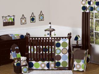 POLKA DOT BABY BEDDING COLLECTION CRIB SET FOR NEWBORN BOY BY SWEET 