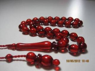 100 Original __German Amber Bakelite Catalin__ 33 Prayer Beads